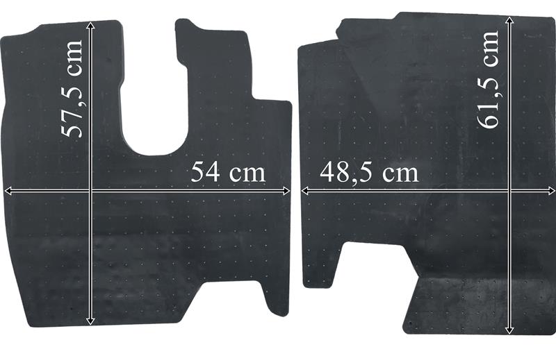 Mercedes Atego (2005-) Tapis En Caoutchouc