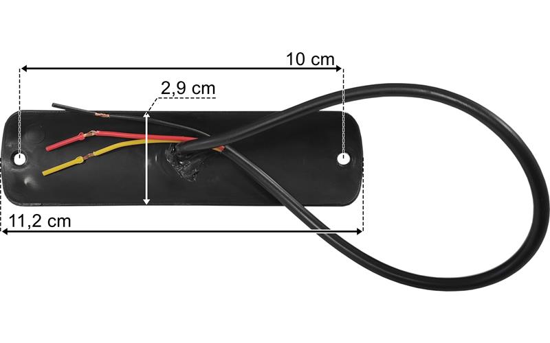 LED Side Marker Lamp White Orange