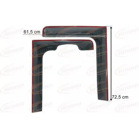 Iveco Stralis Hi-Way Side Window Fairings / Deflectors