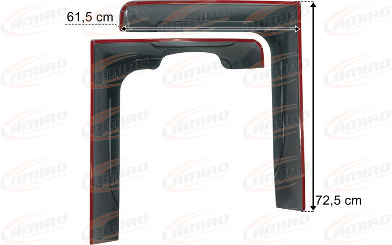 Iveco Stralis Hi-Way Side Window Fairings / Deflectors