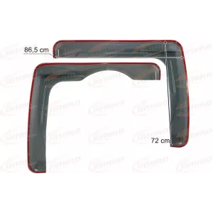 MAN TGX / TGS / TG3 (2020-) Side Window Fairings / Deflectors