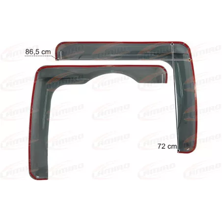 MAN TGX / TGS / TG3 (2020-) Side Window Fairings / Deflectors