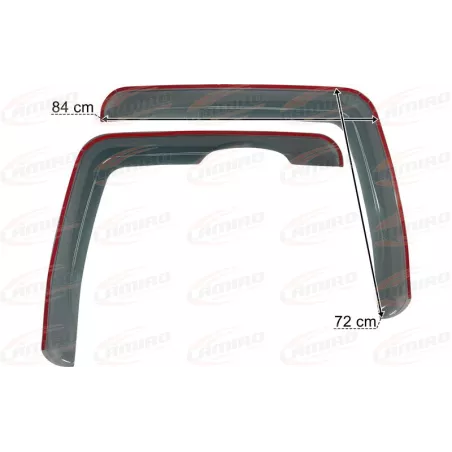 Mercedes Arocs MP4 Deflectores de Ventana Lateral