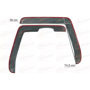 Volvo FH12 / FH13 / FM12 / FM13 / FMX Side Window Fairings / Deflectors