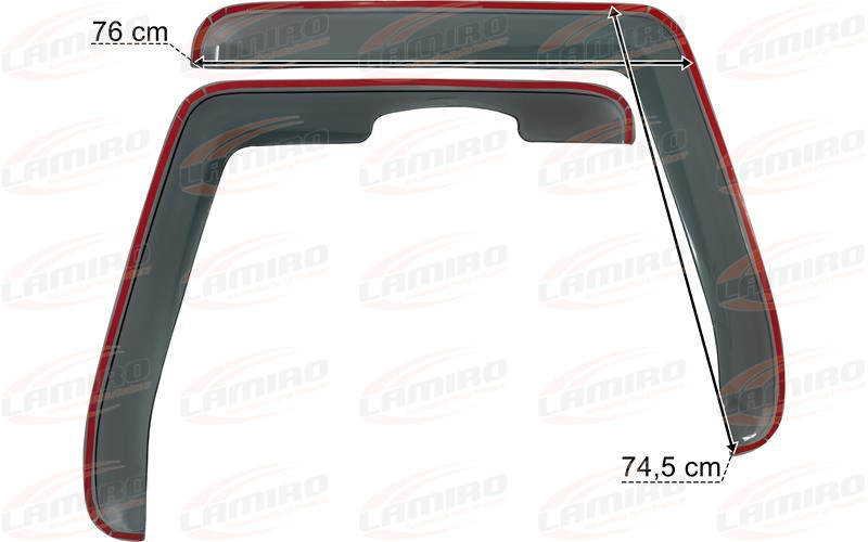 Volvo FH12 / FH13 / FM12 / FM13 / FMX Deflectores de Ventana Lateral