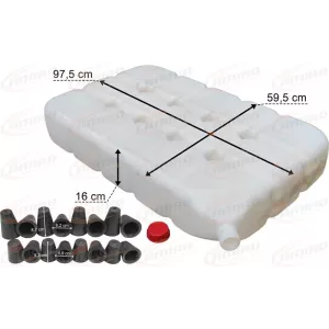 Réservoir de Carburant 80 L de Chauffage Webasto Avec Support de Montage