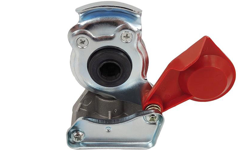 Tête D’accouplement Pneumatique M16 Rigide Avec Soupape Rouge (Camion)