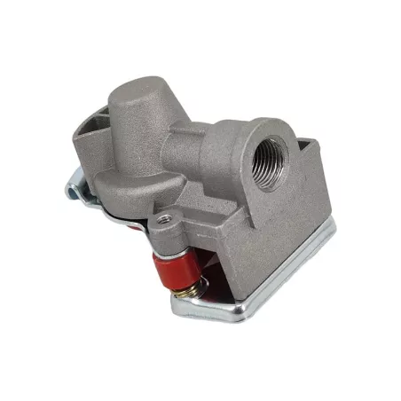 ПНЕВМАТИЧЕСКАЯ СОЕДИНИТЕЛЬНАЯ ГОЛОВКА M16 ТВЁРДАЯ С КЛАПАНОМ КРАСНАЯ (ГРУЗОВИК)