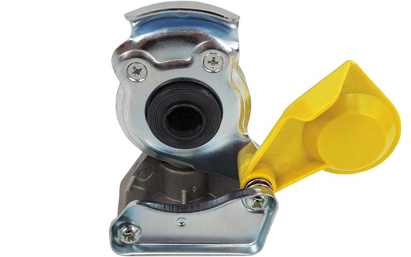 Tête D’accouplement Pneumatique M16 Rigide Avec Soupape Jaune (Camion)