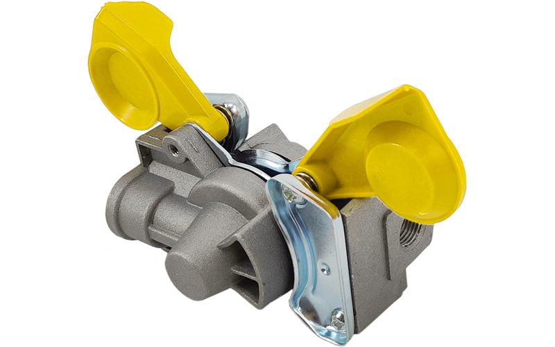 Pneumatic Coupling Head M16 Complete Yellow (Truck + Semi-trailer)