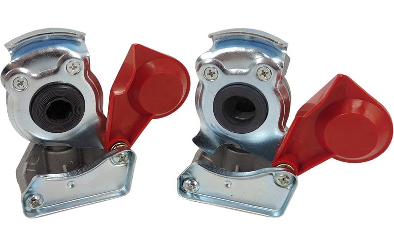 Pneumatic Coupling Head M16 Complete Red (Truck + Semi-trailer)
