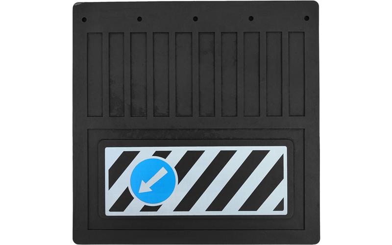 Universal Mud Flap With Mandatory Sign 400 / 400mm