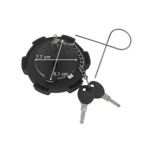 MAN / Mercedes / Volvo Fuel Cap Ø80 With Key