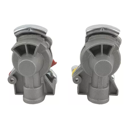 Têtes D’accouplement Pneumatiques M16 Complètes Dures Avec Valve Rouge + Jaune (Camion Tracteur)