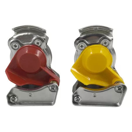 Pneumatic Coupling Head M22 Complete Hard With Valve Red + Yellow (Truck)