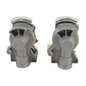 Cabeza de Acoplamiento Neumático M22 Completa RÍgida con Válvula Roja + Amarilla (Camión)