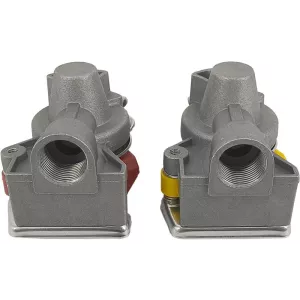 Tête D’accouplement Pneumatique M22 Complète Rigide Avec Soupape Rouge + Jaune (Camion)