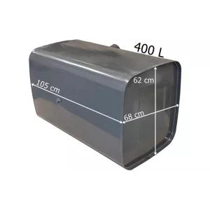 MAN Depósito de Combustible 400L 1050x620x680 (Acero)