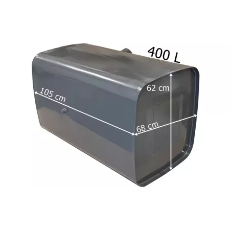 MAN Depósito de Combustible 400L 1050x620x680 (Acero)