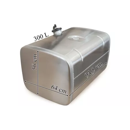 Mercedes Depósito / Tanque de Combustible 300L de Aluminio 945x640x560