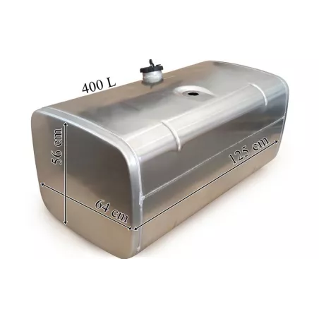 Mercedes Depósito / Tanque de Combustible 400L de Aluminio 1250x640x560
