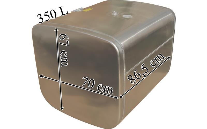 Scania Fuel Tank 350L Aluminum 865x670x700