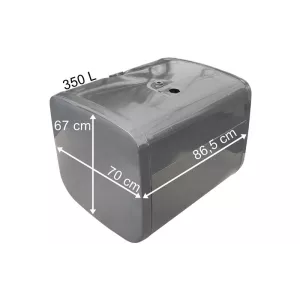Scania Fuel Tank 350L 865x670x700 (Steel)