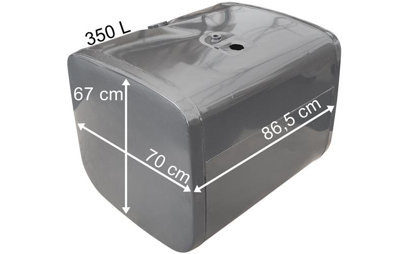 Scania Fuel Tank 350L 865x670x700 (Steel)