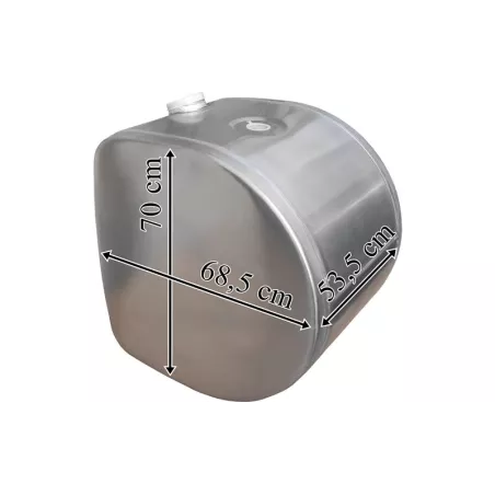 Volvo Depósito / Tanque de Combustible 210L de Aluminio 530x690x710