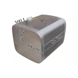 MAN Depósito de Combustible 300L 800x620x680 (Aluminio, 1 Orificio)