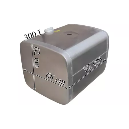MAN Depósito de Combustible 300L 800x620x680 (Aluminio, 1 Orificio)
