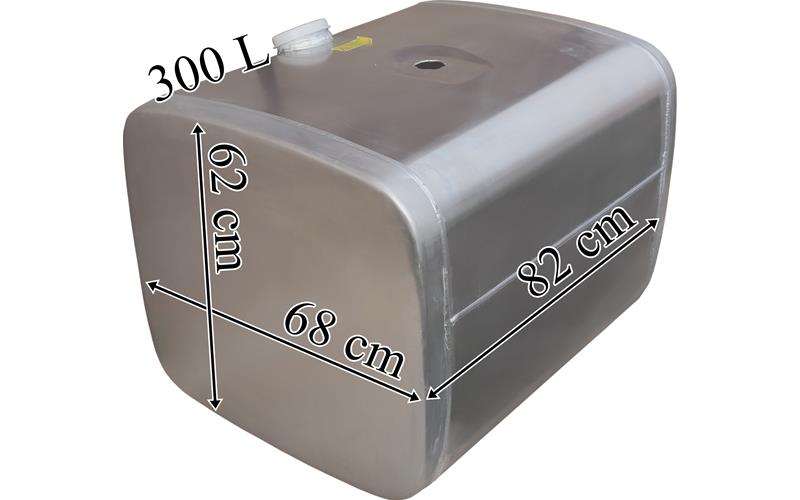 MAN Depósito de Combustible 300L 800x620x680 (Aluminio, 1 Orificio)