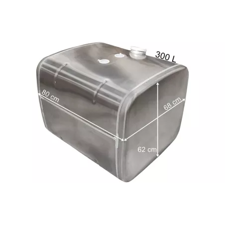 MAN Depósito de Combustible 300L 800x620x680 (Aluminio, 2 Orificios)
