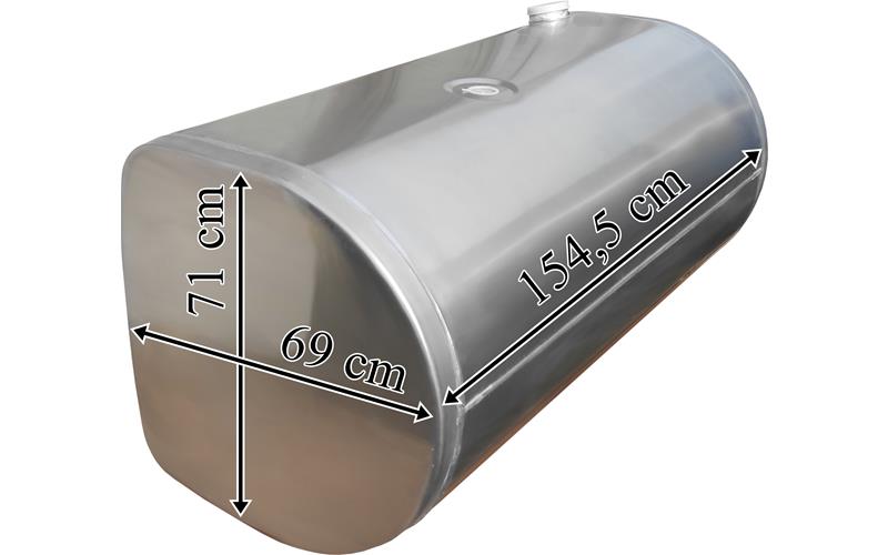 Volvo Depósito / Tanque de Combustible 610L de Aluminio 1530x690x710