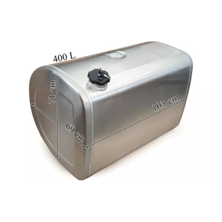 Volvo Depósito / Tanque de Combustible 400L de Aluminio 1030x690x710
