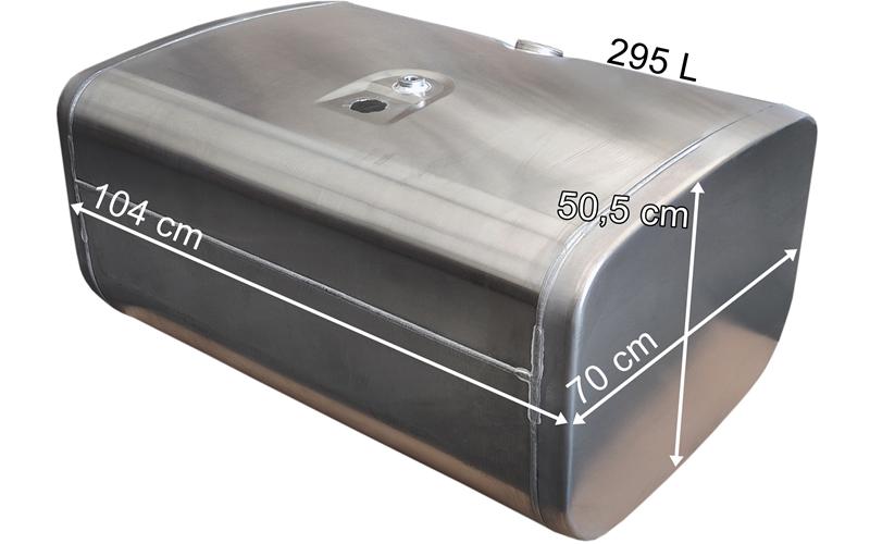 Scania Depósito / Tanque de Combustible 295L de Aluminio 1040x505x700