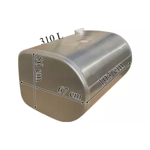 Volvo FH12 / FH13 / FH4 / Renault Premium Depósito de Combustible 315L 1030x560x670 (Aluminio)