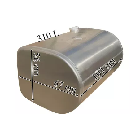 Volvo FH12 / FH13 / FH4 / Renault Premium Depósito de Combustible 315L 1030x560x670 (Aluminio)