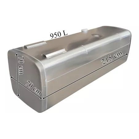 MAN Fuel Tank 950L Aluminum 2150x700x700