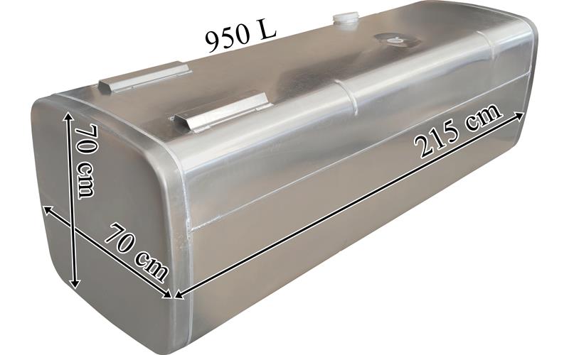 MAN Fuel Tank 950L Aluminum 2150x700x700