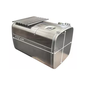 Kraftstofftank MAN 495L Aluminium 1130x700x700