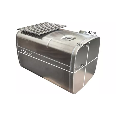 MAN Réservoir de Carburant 495L En Aluminium 1130x700x700