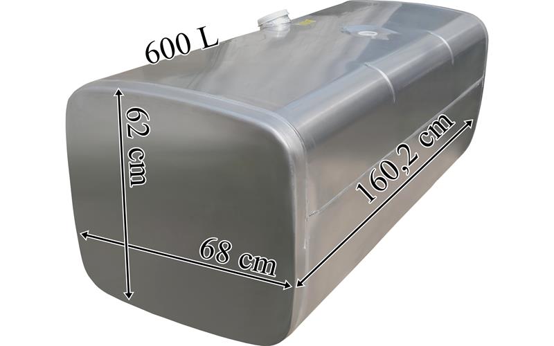 MAN Depósito / Tanque de Combustible 600L de Aluminio 1602x620x680