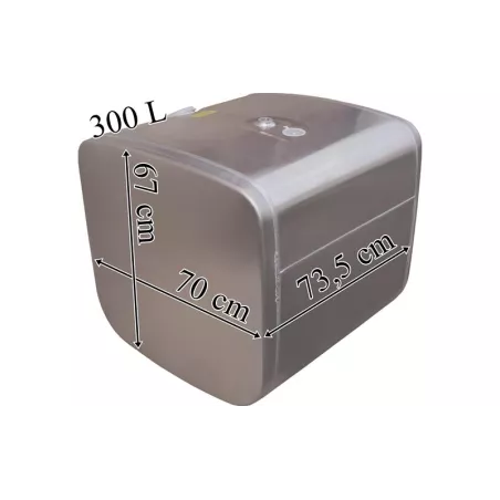 Scania Depósito / Tanque de Combustible 295L de Aluminio 735x670x700