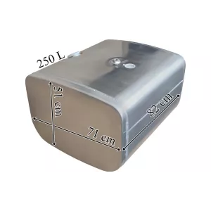 Scania Depósito / Tanque de Combustible 250L de Aluminio 820x510x710