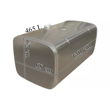 Iveco DAF Depósito / Tanque de Combustible 465 L de Aluminio 1300x620x680