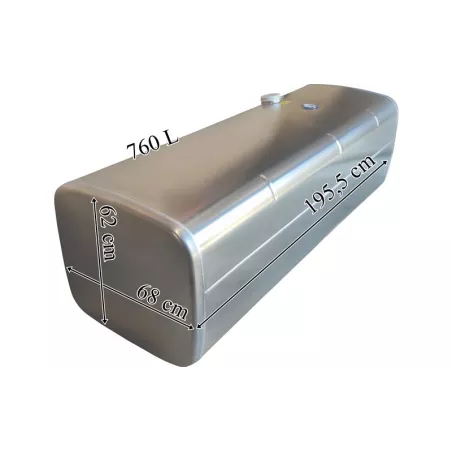 Iveco Depósito / Tanque de Combustible 760 L de Aluminio 1950x620x680