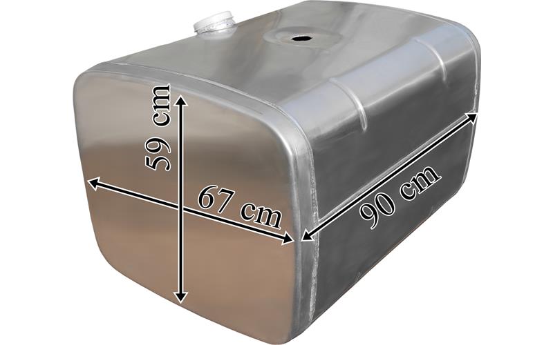 DAF Réservoir de Carburant 300 L En Aluminium 900x590x680
