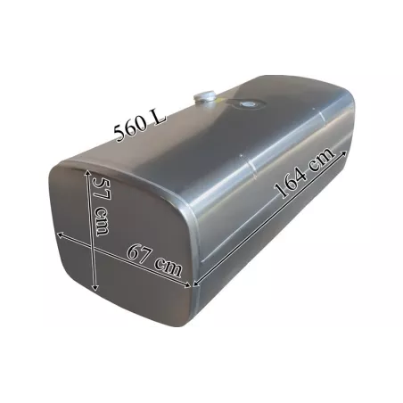 DAF 560L Aluminum Fuel Tank 1640x570x670