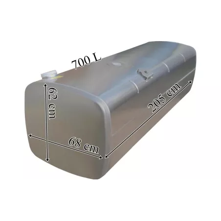 DAF Depósito / Tanque de Combustible 700 L de Aluminio 2050x620x680